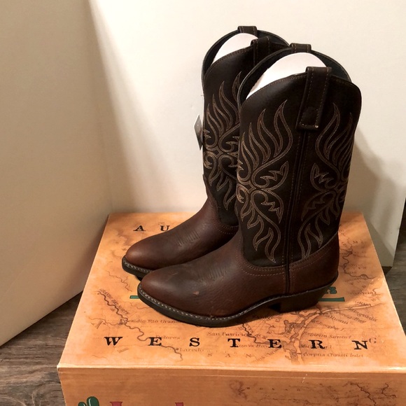 Ladies Laredo “NIB” Size 6M Copper Kettle 11 Trucker Boots - Picture 6 of 9